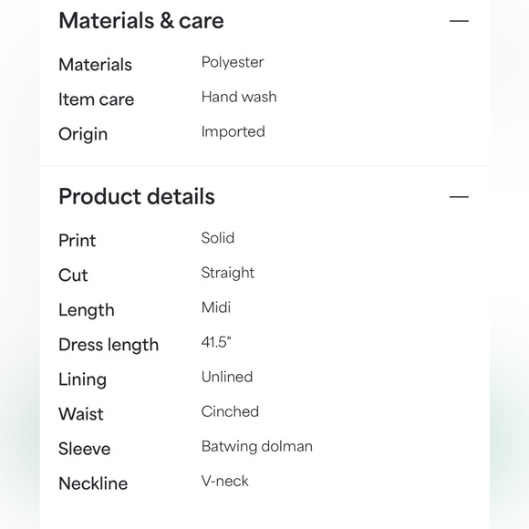 Steve Madden Black Midi Dress - Picture 7 of 7